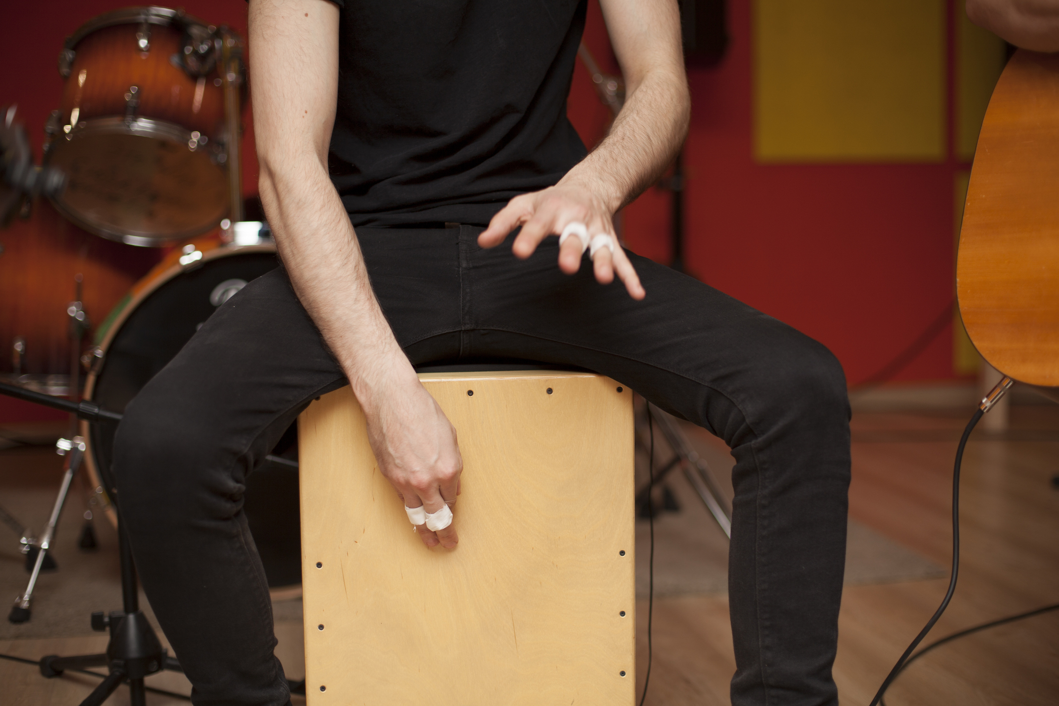 Bongos und Cajón